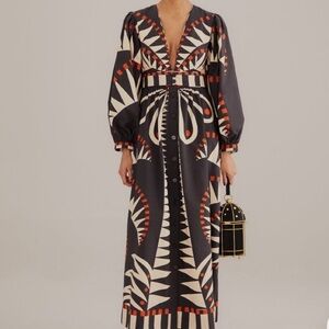 FARM Rio Patterned Maxi Dress